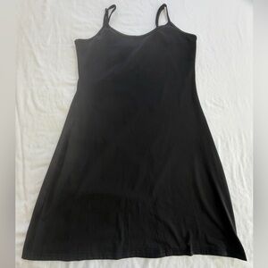 Black Chemise Slip Dress